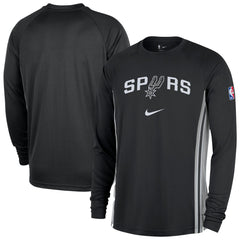 San Antonio Spurs 2025/26 Authentic Pre-Game Legend Dri-FIT Long Sleeve Shooting Shirt - Black | Nike on sale