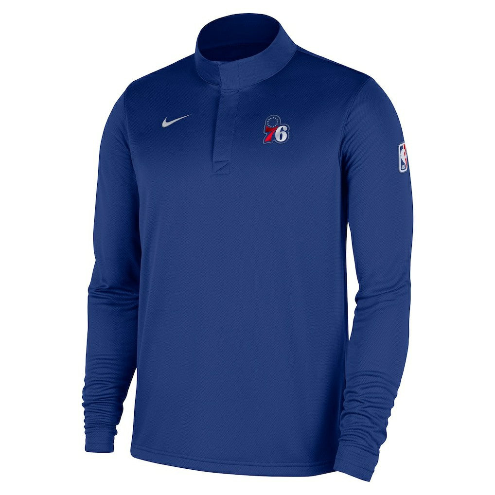 Philadelphia 76ers 2025/26 Authentic Coaches Quarter-Zip Dri-Fit Top - Royal | Nike shop
