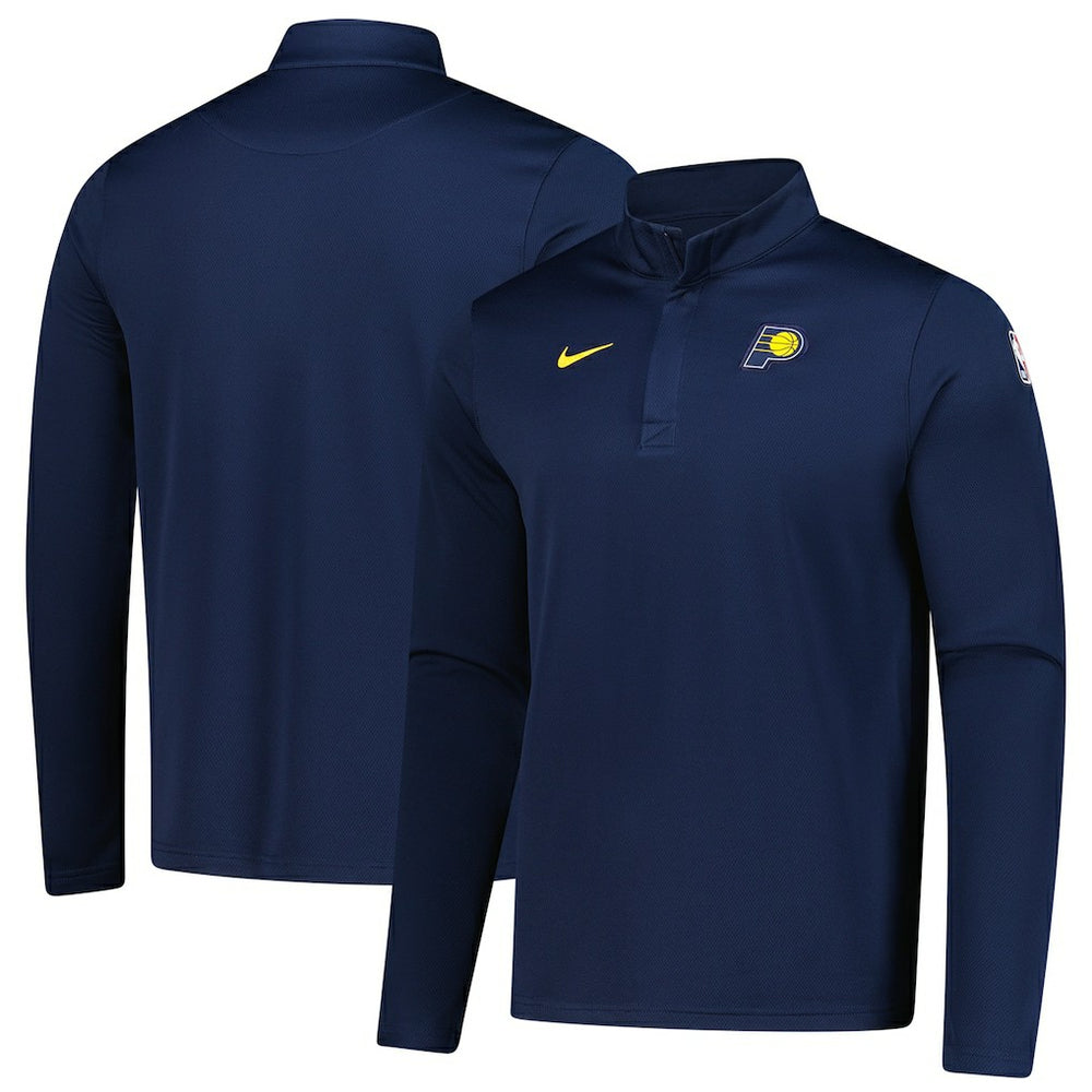 Indiana Pacers 2025/26 Authentic Coaches Quarter-Zip Dri-Fit Top - Navy | Nike on sale