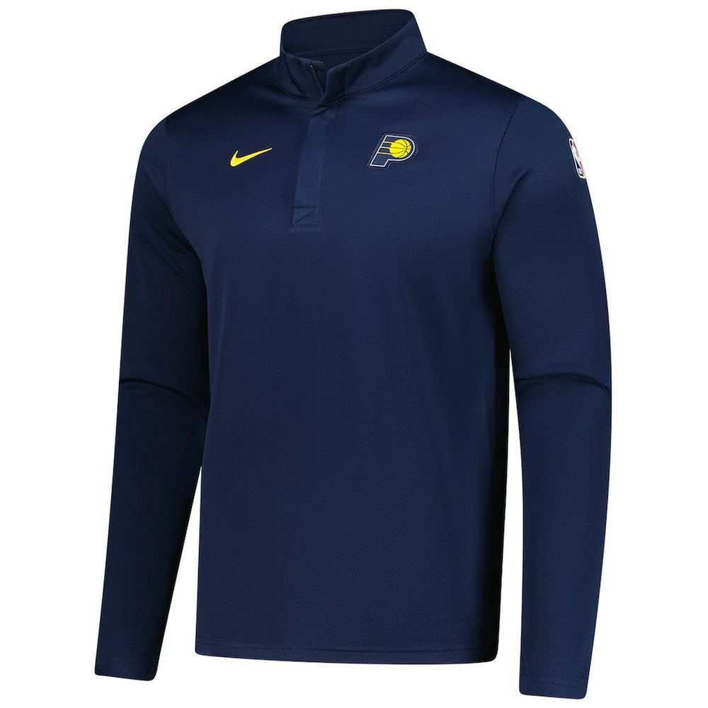 Indiana Pacers 2025/26 Authentic Coaches Quarter-Zip Dri-Fit Top - Navy | Nike on sale