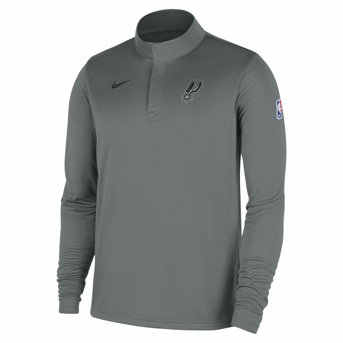 San Antonio Spurs 2025/26 Authentic Coaches Quarter-Zip Dri-Fit Top - Silver | Nike for sale