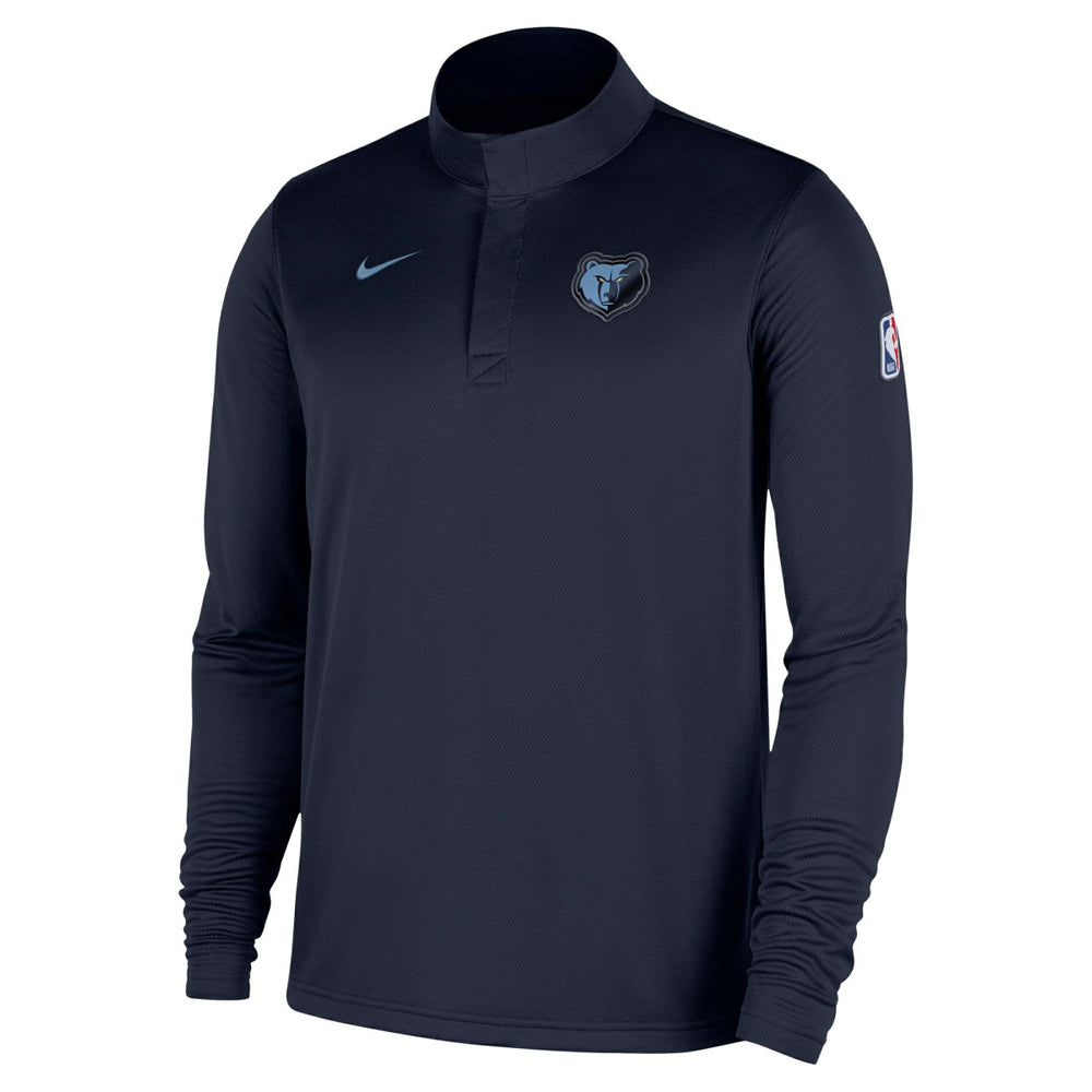 Memphis Grizzlies 2025/26 Authentic Coaches Quarter-Zip Dri-Fit Top - Navy | Nike on sale