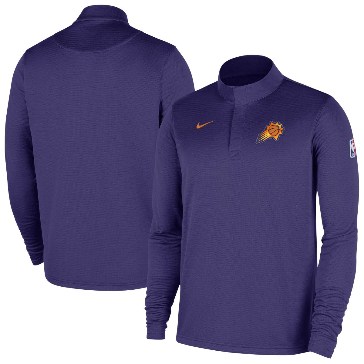 Phoenix Suns 2025/26 Authentic Coaches Quarter-Zip Dri-Fit Top - Purple | Nike on sale