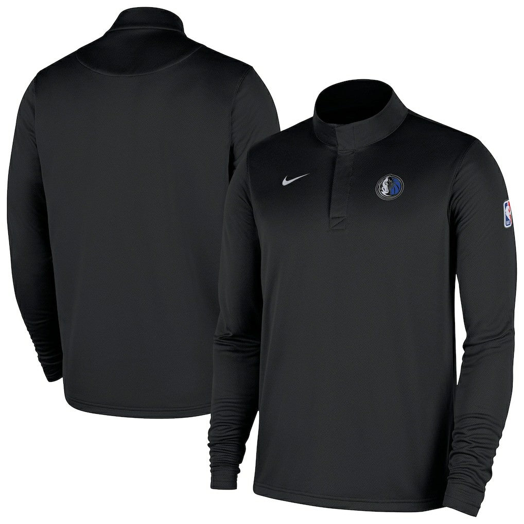 Dallas Mavericks 2025/26 Authentic Coaches Quarter-Zip Dri-Fit Top sale - Black | Nike cheap