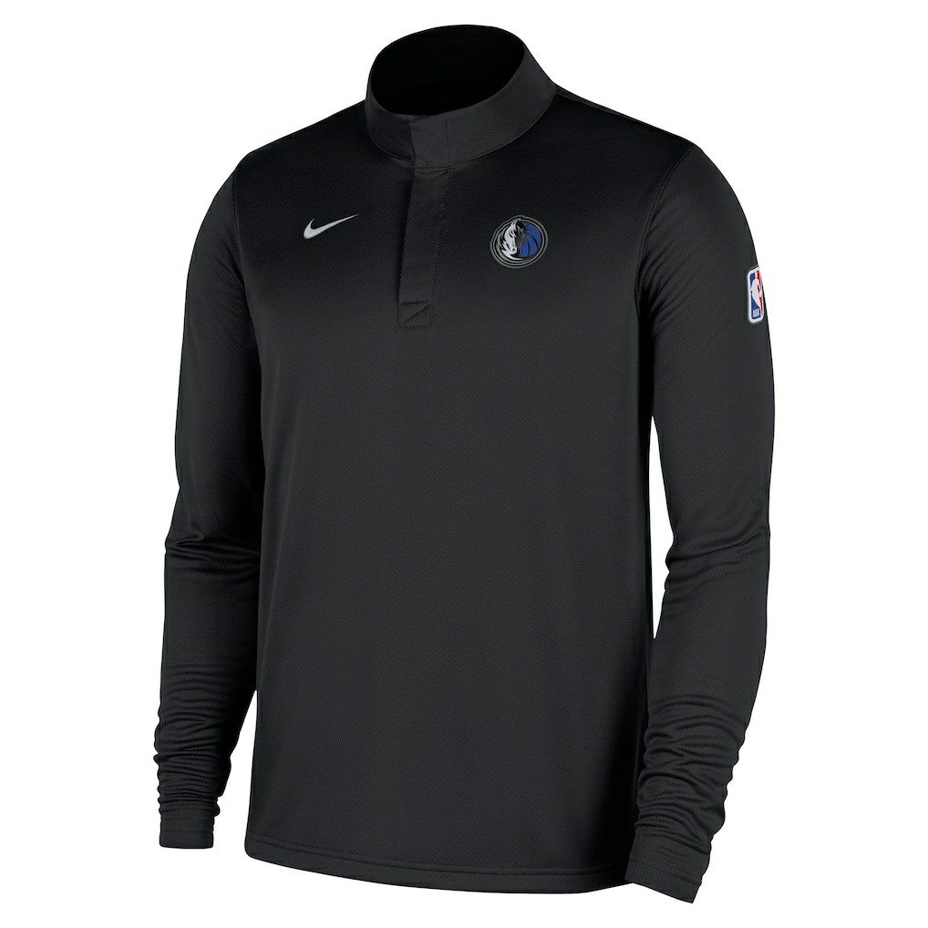 Dallas Mavericks 2025/26 Authentic Coaches Quarter-Zip Dri-Fit Top sale - Black | Nike cheap