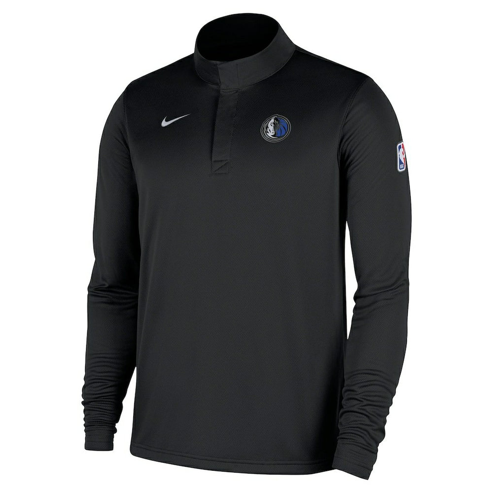 Dallas Mavericks 2025/26 Authentic Coaches Quarter-Zip Dri-Fit Top sale - Black | Nike cheap
