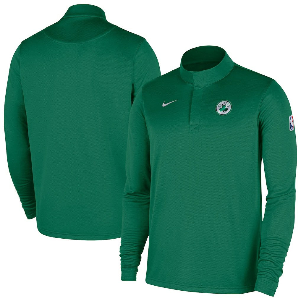 Boston Celtics 2025/26 Authentic Coaches Quarter-Zip Dri-Fit Top - Kelly Green | Nike on sale