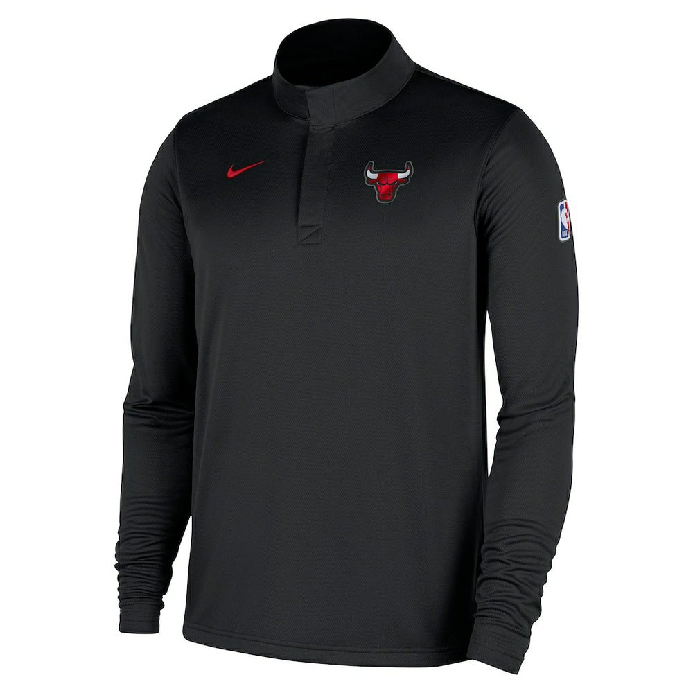 Chicago Bulls 2025/26 Authentic Coaches Quarter-Zip Dri-Fit Top - Black | Nike online