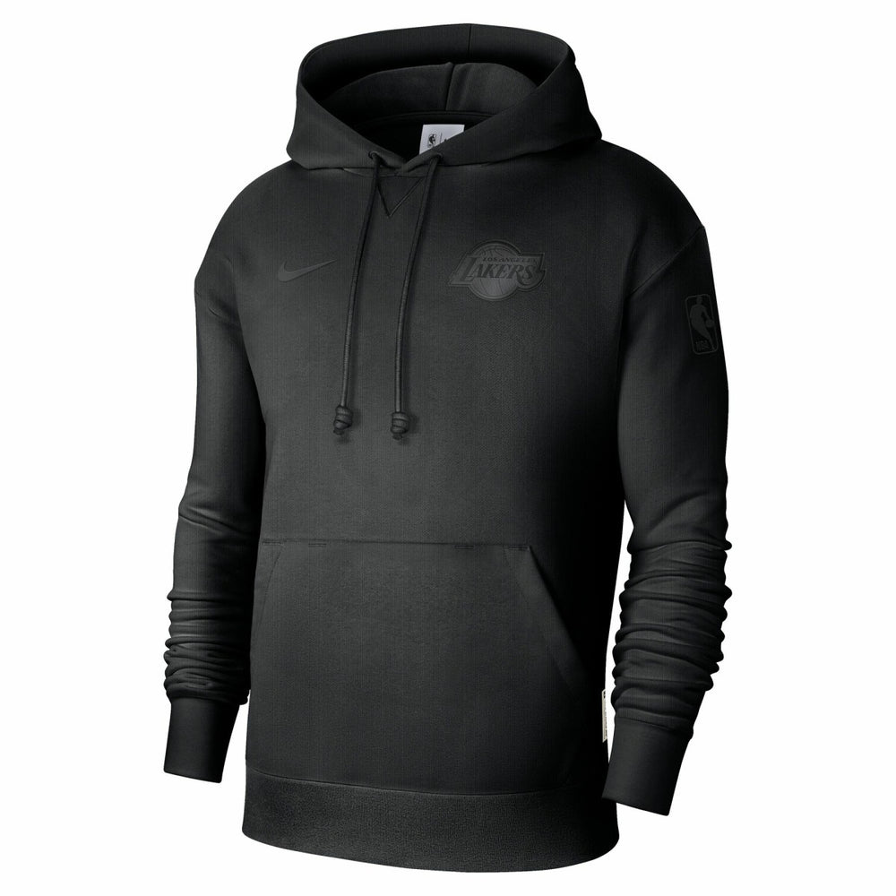 Los Angeles Lakers Men's Authentic Travel Standard Issue Dri-Fit Hoodie - Black | Nike cheap