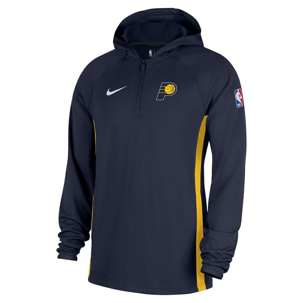 Indiana Pacers Authentic On Court Zone Quarter-Zip Dri-FIT Hoodie Jacket - Navy | Nike cheap