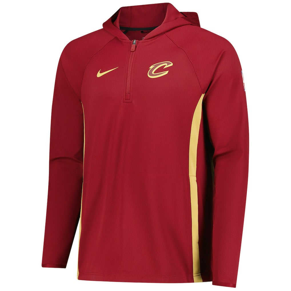 Cleveland Cavaliers Authentic On Court Zone Quarter-Zip Dri-FIT Hoodie Jacket sale - Wine | Nike discount