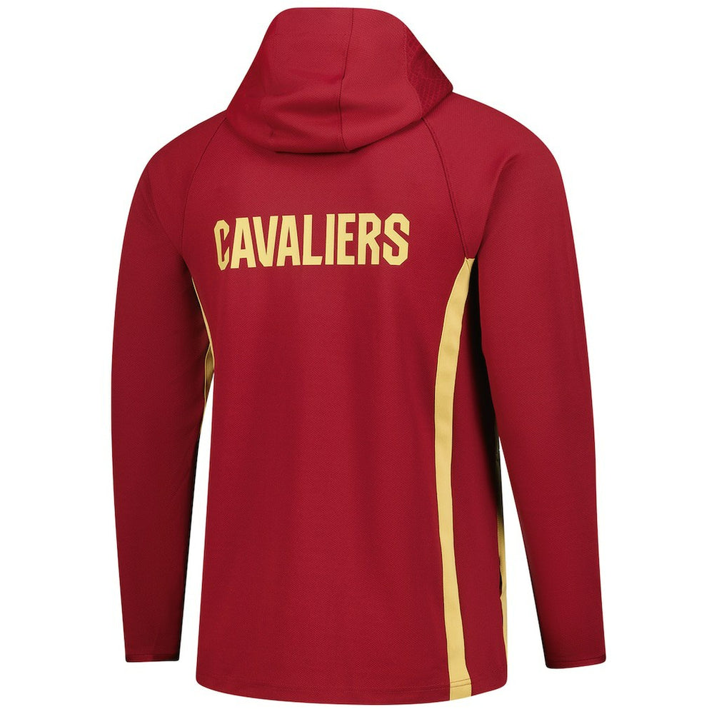Cleveland Cavaliers Authentic On Court Zone Quarter-Zip Dri-FIT Hoodie Jacket sale - Wine | Nike discount