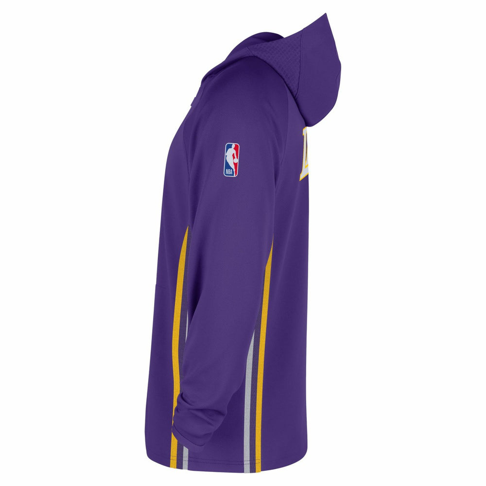 Los Angeles Lakers Authentic On Court Zone Quarter-Zip Dri-FIT Hoodie Jacket - Purple | Nike online