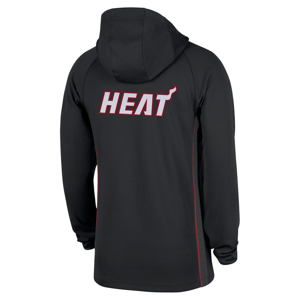 Miami Heat Authentic On Court Zone Quarter-Zip Dri-FIT Hoodie Jacket - Black | Nike on sale