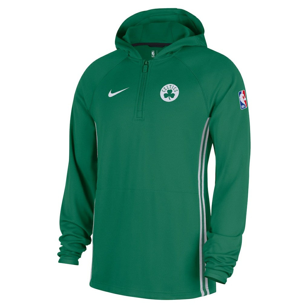 Boston Celtics Authentic On Court Zone Quarter-Zip Dri-FIT Hoodie Jacket - Kelly Green | Nike on sale