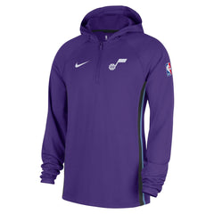 Utah Jazz Authentic On Court Zone Quarter-Zip Dri-FIT Hoodie Jacket - Purple | Nike sale