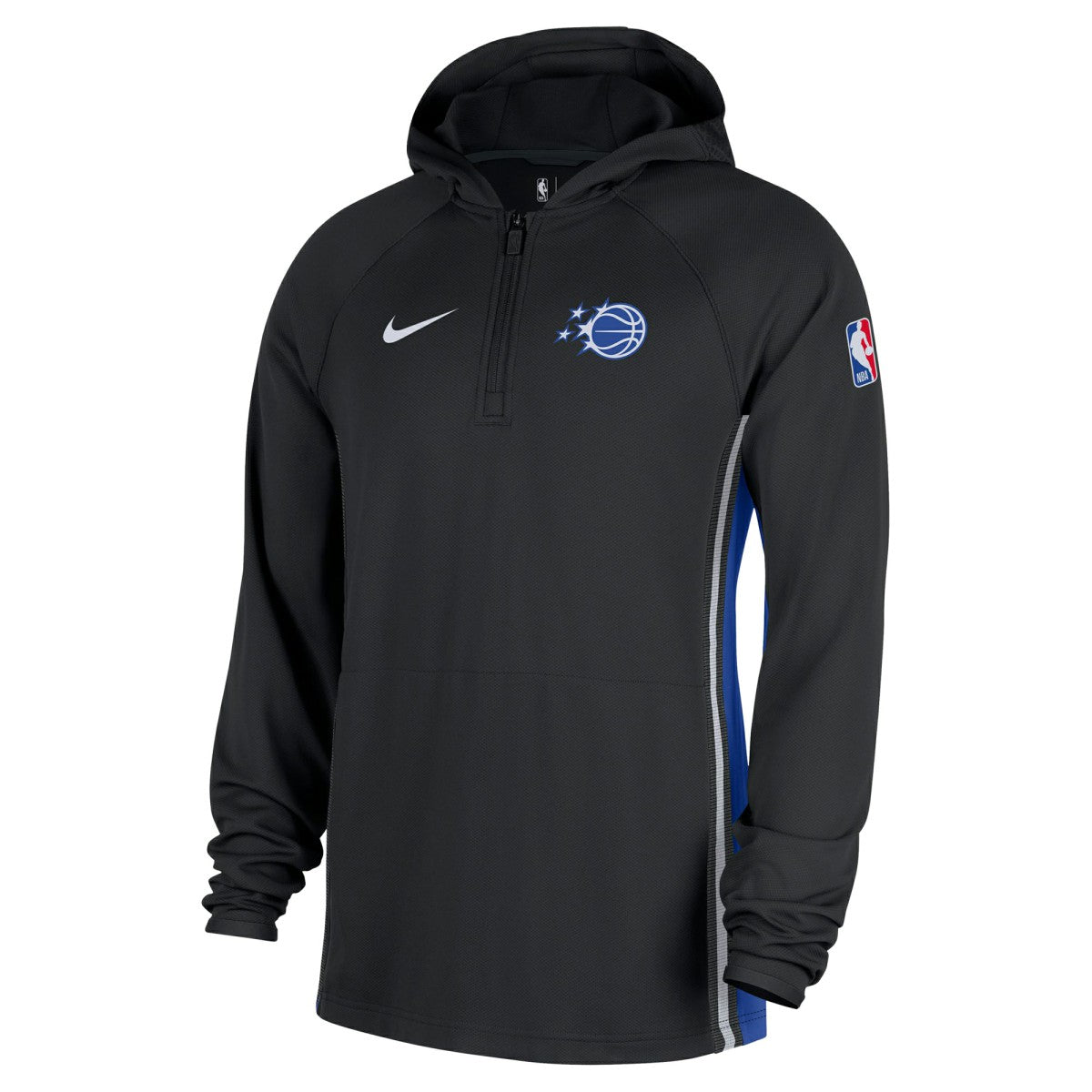 Orlando Magic Authentic On Court Zone Quarter-Zip Dri-FIT Hoodie Jacket - Black | Nike shop