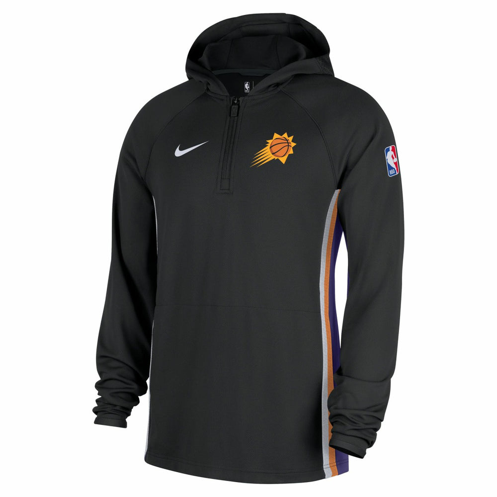 Phoenix Suns Authentic On Court Zone Quarter-Zip Dri-FIT Hoodie Jacket - Black | Nike cheap