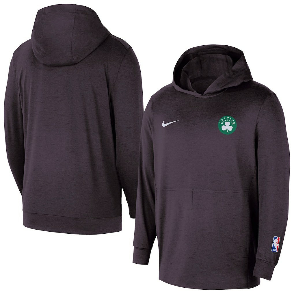 Boston Celtics Authentic Practice Yoga Restore Dri-Fit Pullover Hoodie - Black | Nike for sale