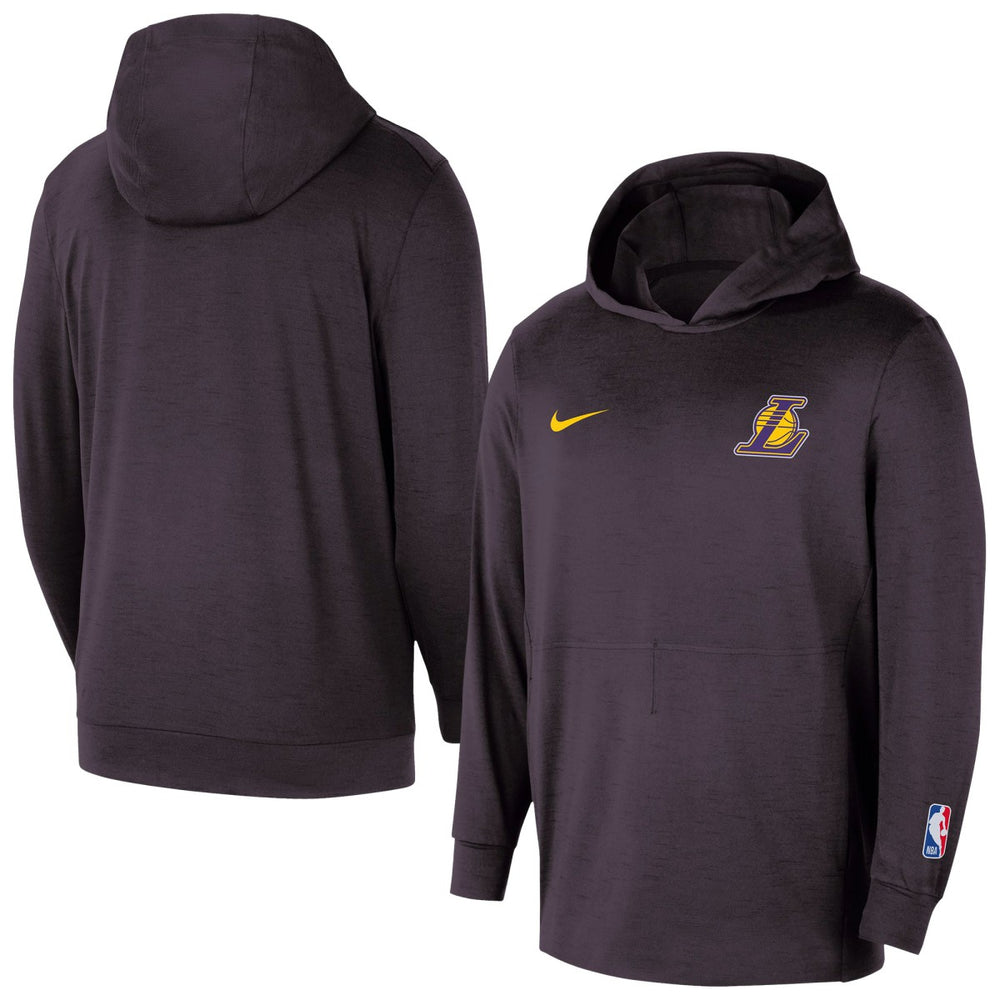 Los Angeles Lakers Authentic Practice Yoga Restore Dri-Fit Pullover Hoodie - Black | Nike outlet