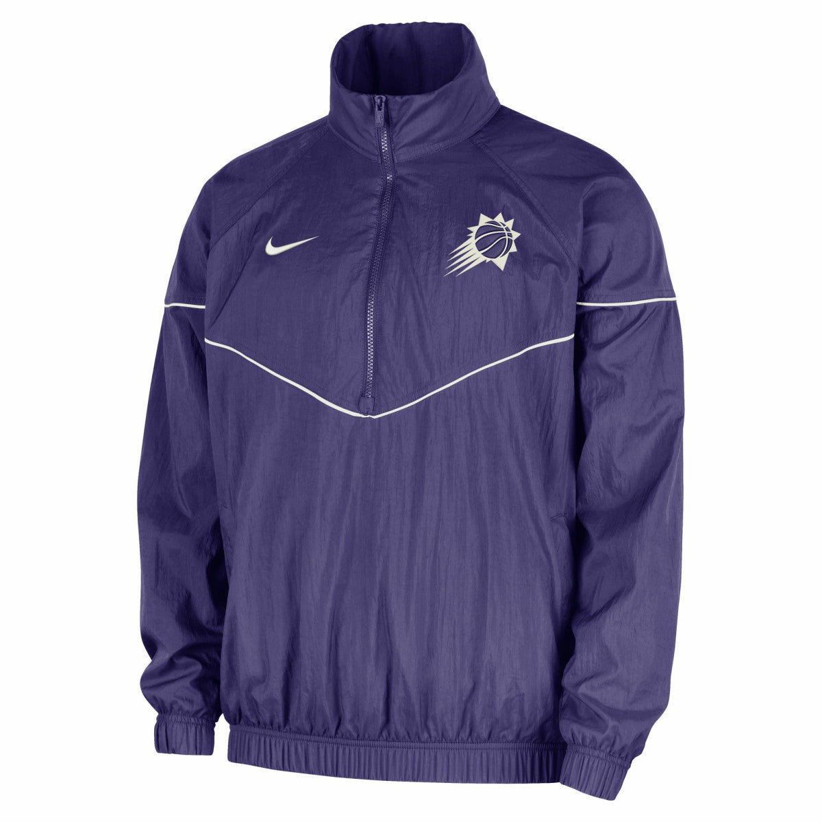 Phoenix Suns Courtside Windrunner Woven Half-Zip Hooded Jacket - Purple | Nike online