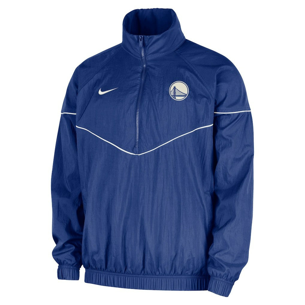 Golden State Warriors Courtside Windrunner Woven Half-Zip Hooded Jacket sale - Royal | Nike shop