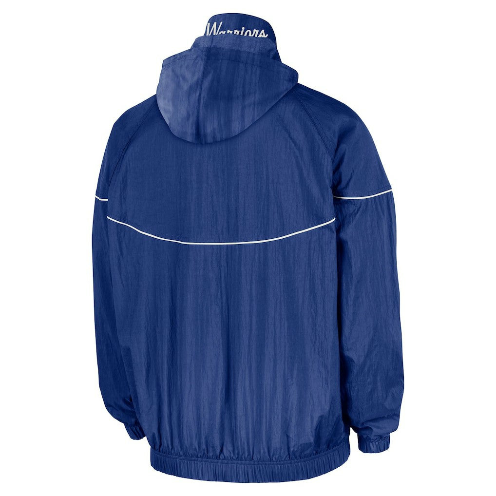 Golden State Warriors Courtside Windrunner Woven Half-Zip Hooded Jacket sale - Royal | Nike shop