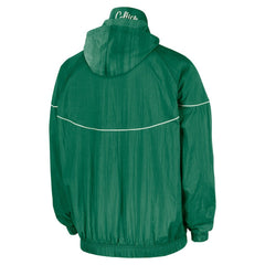 Boston Celtics Courtside Windrunner Woven Half-Zip Hooded Jacket - Kelly Green | Nike shop