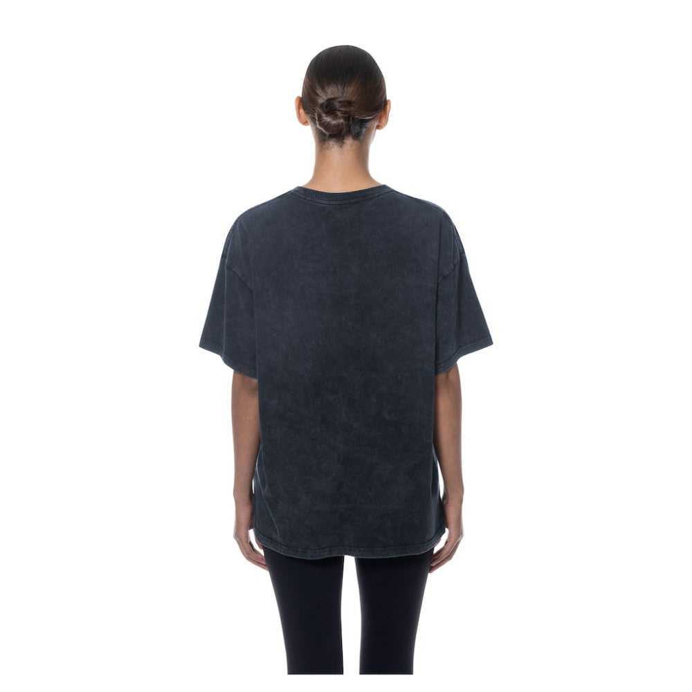 Houston Astros Women's Mineral Wash Oversized T-Shirt - Navy | New Era