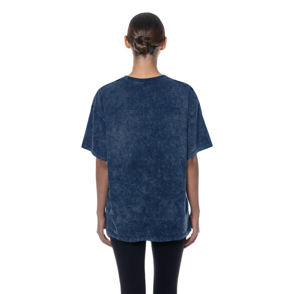 Detroit Tigers Women's Mineral Wash Oversized T-Shirt - Navy | New Era
