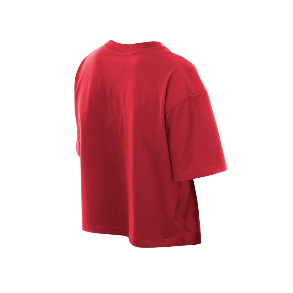 Philadelphia Phillies Women's Boxy Foil Logo T-Shirt - Red | New Era