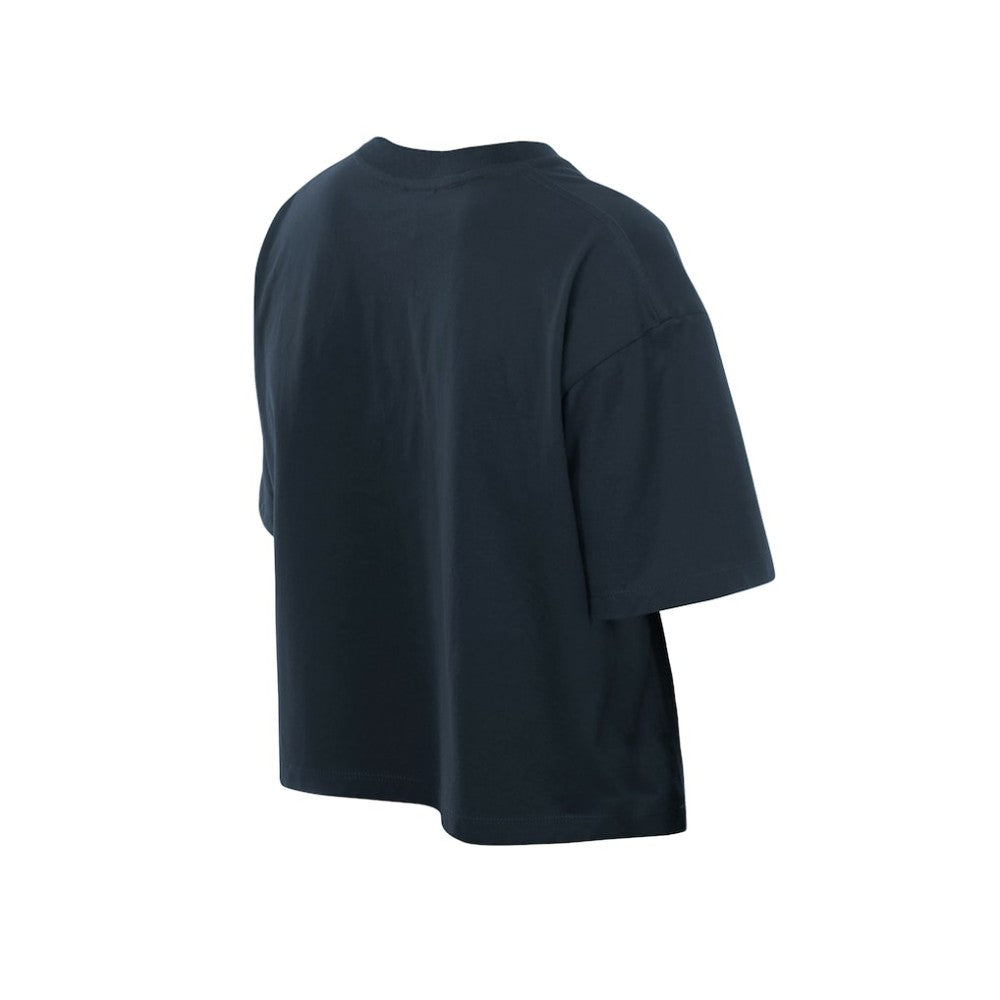 Boston Red Sox Women's Boxy Foil Logo T-Shirt - Navy | New Era