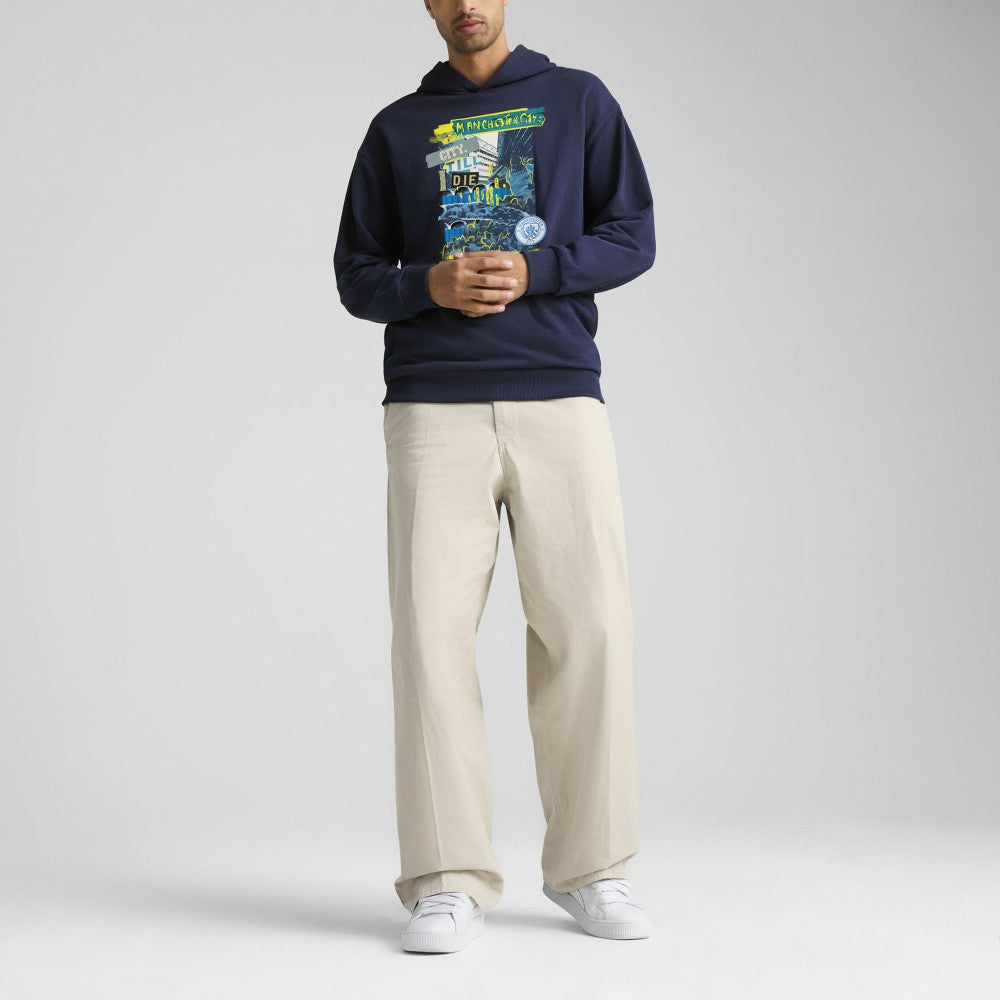 Manchester City ftblNRGY+ Pullover Hoodie - Navy | Puma on sale