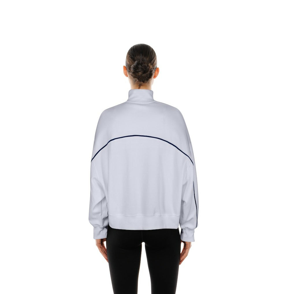 New Era Denver Broncos Female Adult White Functional Fandom Quarter-Zip Sweatshirt online