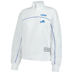 New Era Detroit Lions Female Adult White Functional Fandom Quarter-Zip Sweatshirt on sale