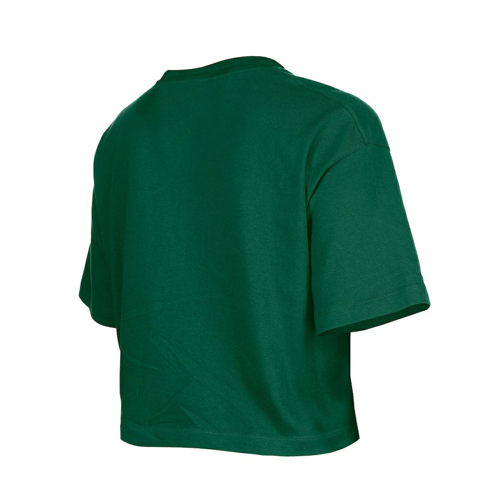 New York Jets New Era Girl's Flip Sequin Boxy T-Shirt - Green outlet