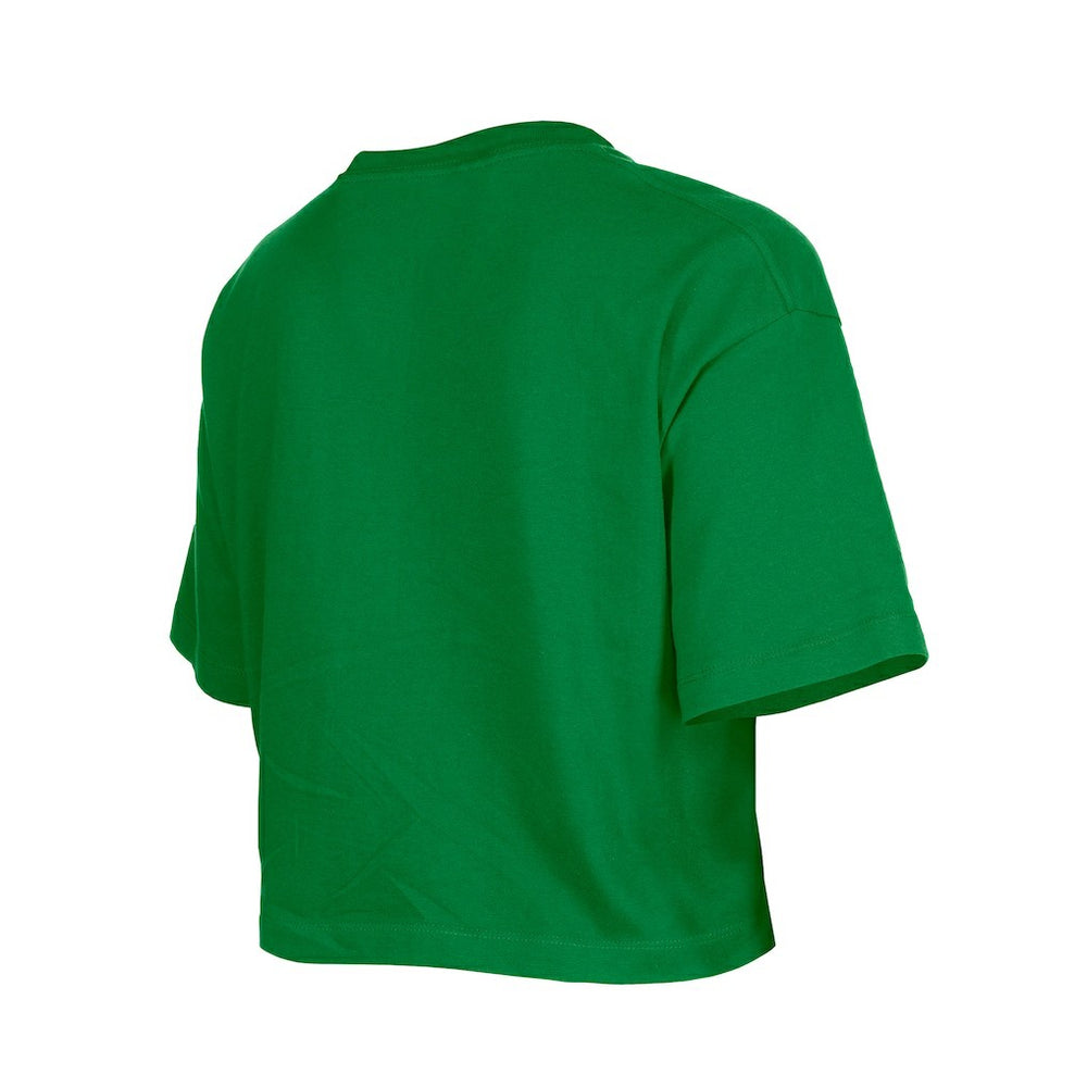 Philadelphia Eagles New Era Girl's Flip Sequin Boxy T-Shirt - Kelly Green on sale