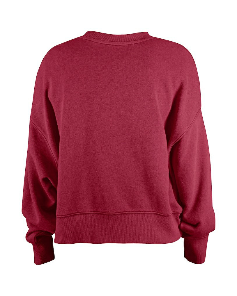 Washington Commanders New Era Girl's Flip Sequin Sweatshirt - Burgundy for sale