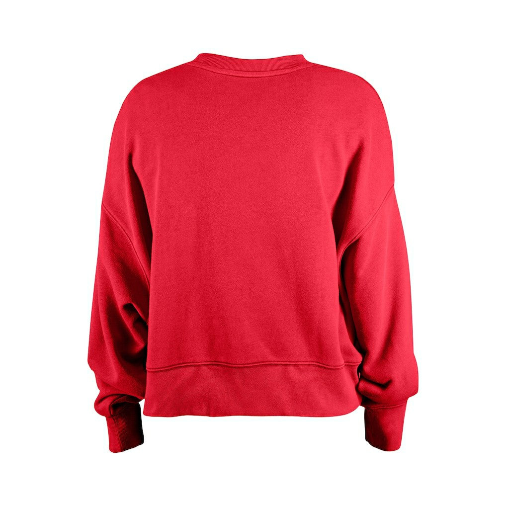 Kansas City Chiefs New Era Girl's Flip Sequin Sweatshirt - Red outlet