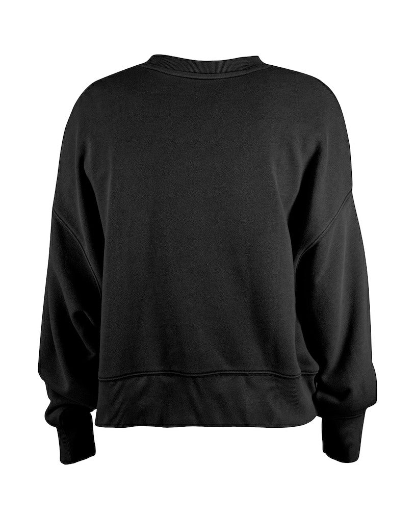 Pittsburgh Steelers New Era Girl's Flip Sequin Sweatshirt - Black sale