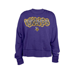 Minnesota Vikings New Era Girl's Flip Sequin Sweatshirt - Purple cheap