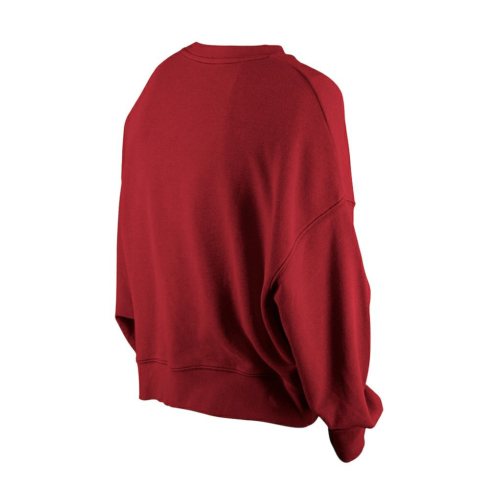 Washington Commanders New Era Women's Oversized Throwback Mineral Wash Crew Neck Sweatshirt - Black outlet