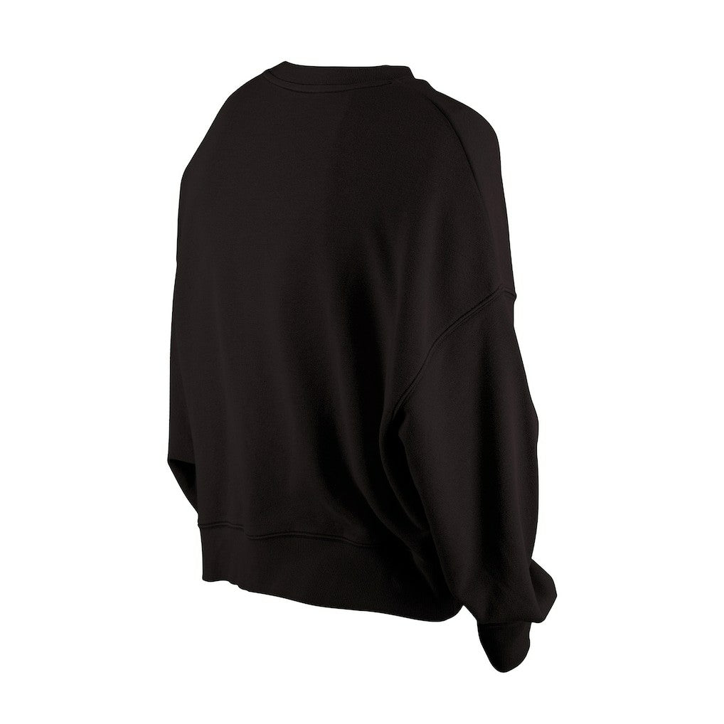 Pittsburgh Steelers New Era Women's Oversized Throwback Mineral Wash Crew Neck Sweatshirt - Black online