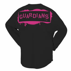Cleveland Guardians Women's Neon Jersey Long Sleeve T-Shirt - Black