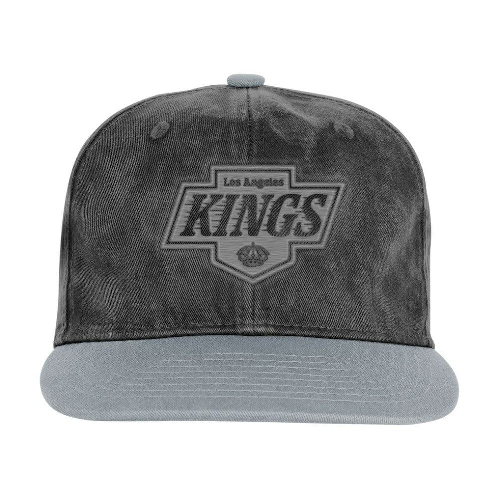 Los Angeles Kings Outerstuff Youth True Retro Deadstock Adjustable Hat Black/Silver