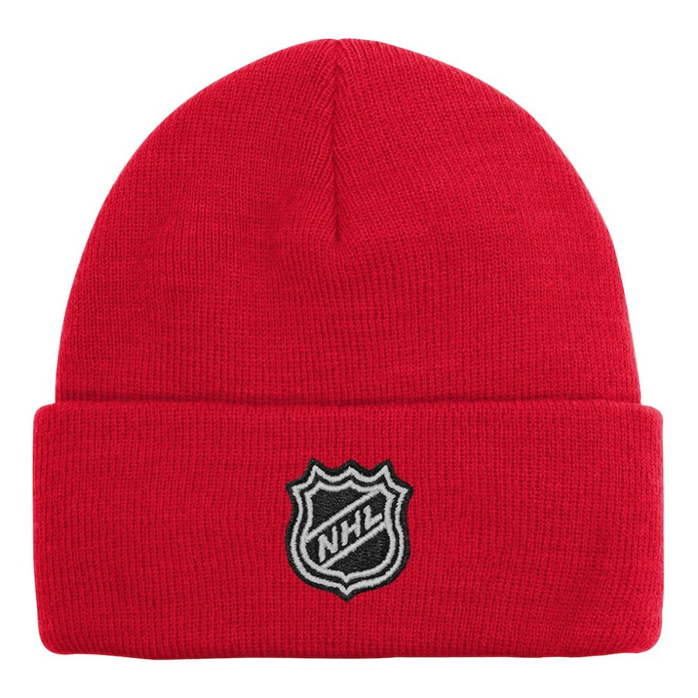 Chicago Blackhawks Outerstuff Youth 2.0 Essential Cuffed Knit Hat Red