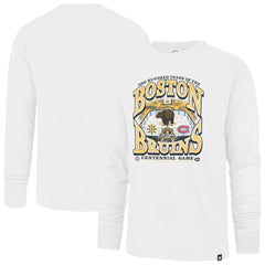 Boston Bruins '47 Centennial Game Long Sleeve T-Shirt White