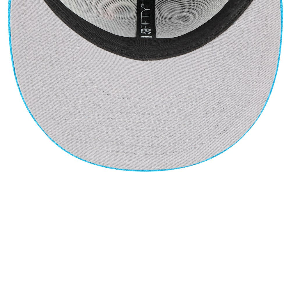 Miami Marlins 2025 MLB Diamond Hero Edition 59FIFTY Fitted Hat - Black/Blue | New Era