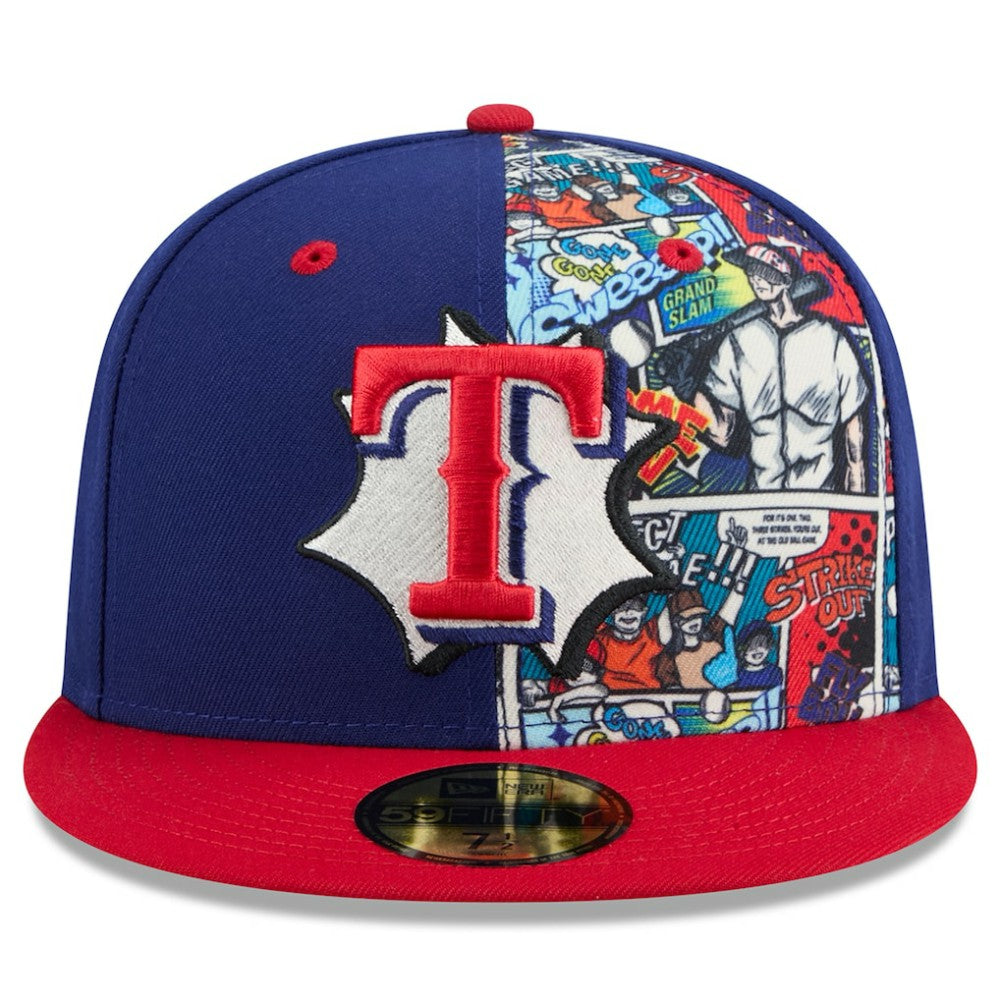 Texas Rangers 2025 MLB Diamond Hero Edition 59FIFTY Fitted Hat - Royal/Red | New Era