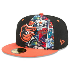 Baltimore Orioles 2025 MLB Diamond Hero Edition 59FIFTY Fitted Hat - Black/Orange | New Era